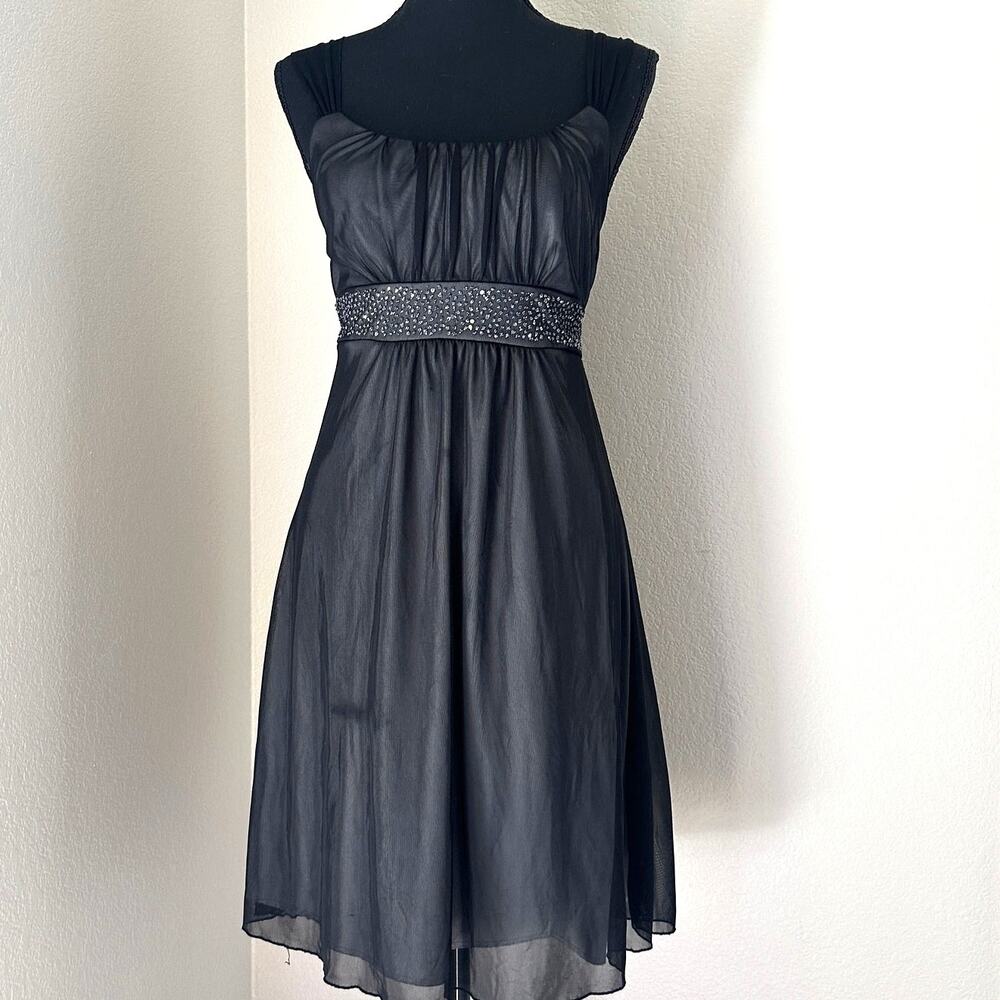 Vintage Y2K‎ formal babydoll dress, fairy, whimsygoth, La Belle size M,